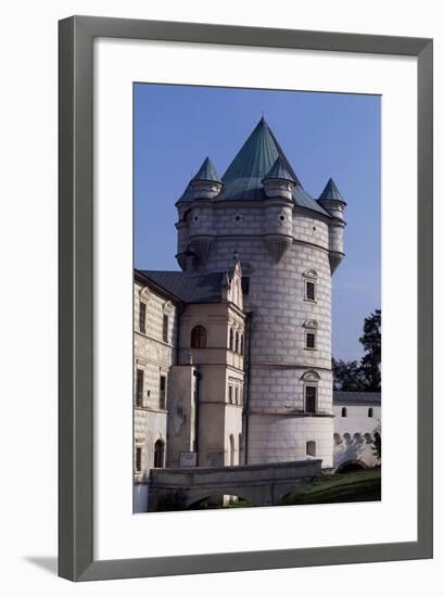 Tower of Krasiczyn Castle in Poland, 16th Century-null-Framed Giclee Print