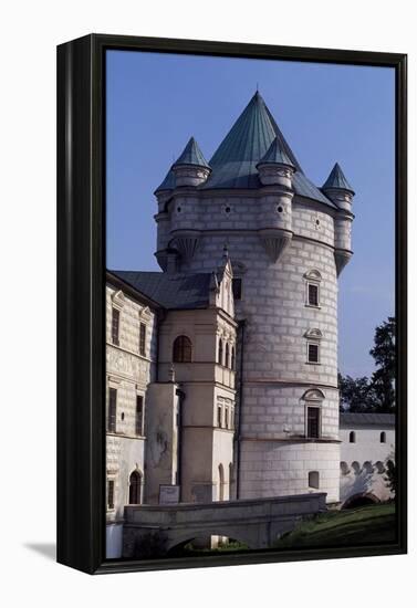 Tower of Krasiczyn Castle in Poland, 16th Century-null-Framed Premier Image Canvas