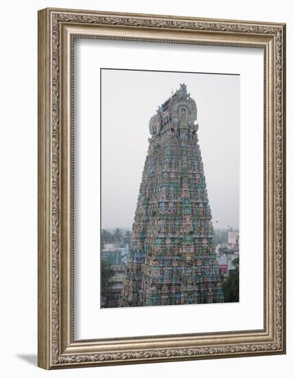 Tower of Kumbakonam Temple, Kumbakonam, Tamil Nadu, India, Asia-Bhaskar Krishnamurthy-Framed Photographic Print