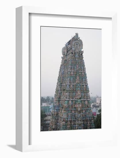 Tower of Kumbakonam Temple, Kumbakonam, Tamil Nadu, India, Asia-Bhaskar Krishnamurthy-Framed Photographic Print