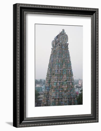 Tower of Kumbakonam Temple, Kumbakonam, Tamil Nadu, India, Asia-Bhaskar Krishnamurthy-Framed Photographic Print