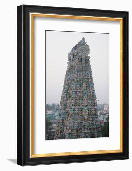 Tower of Kumbakonam Temple, Kumbakonam, Tamil Nadu, India, Asia-Bhaskar Krishnamurthy-Framed Photographic Print