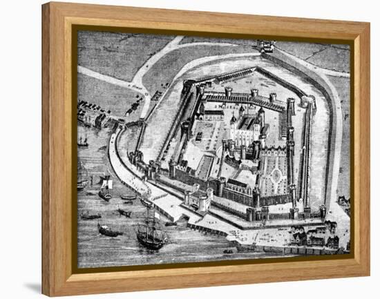 Tower of London, 16th century (1909). Artist: Unknown-Unknown-Framed Premier Image Canvas