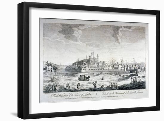 Tower of London, 1753-John Maurer-Framed Giclee Print