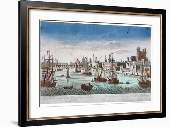 Tower of London, 1766-null-Framed Giclee Print