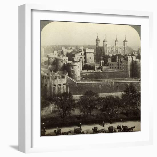 Tower of London, C Late 19th Century-Underwood & Underwood-Framed Photographic Print