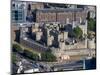 Tower of London is seen from above-Charles Bowman-Mounted Photographic Print