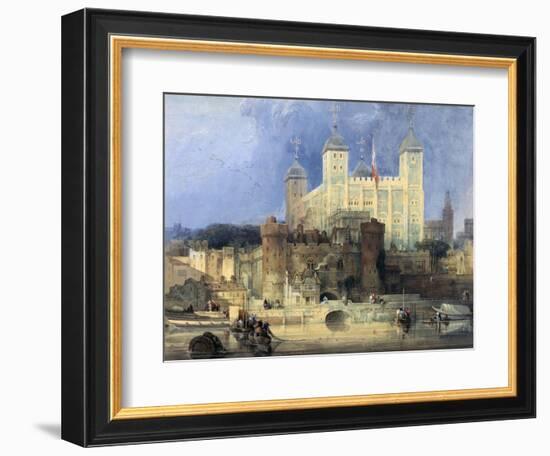 Tower of London-David Roberts-Framed Giclee Print