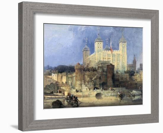 Tower of London-David Roberts-Framed Premium Giclee Print