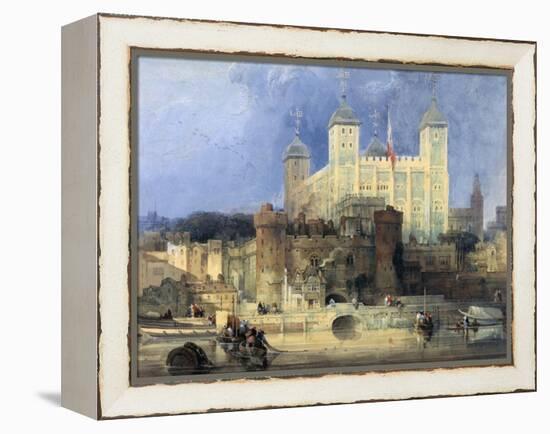 Tower of London-David Roberts-Framed Premier Image Canvas