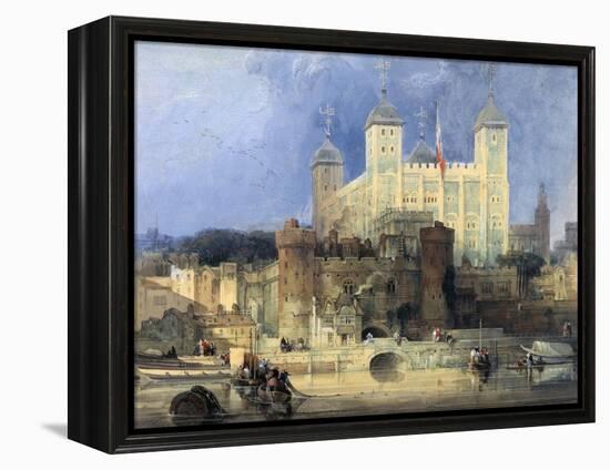 Tower of London-David Roberts-Framed Premier Image Canvas