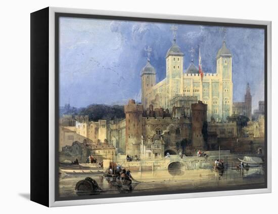Tower of London-David Roberts-Framed Premier Image Canvas