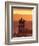 Tower of Nuestra Senora de Guadalupe at Sunset, and Bay of Banderas, Puerto Vallarta, Mexico-Merrill Images-Framed Photographic Print