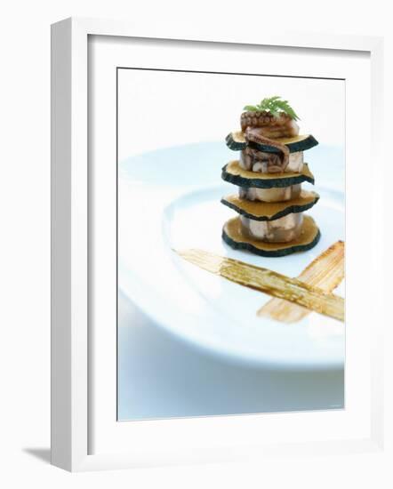 Tower of Octopus and Radish-Stefan Braun-Framed Photographic Print