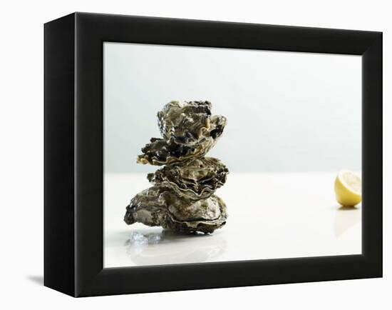 Tower of Oysters-Clinton Hussey-Framed Premier Image Canvas