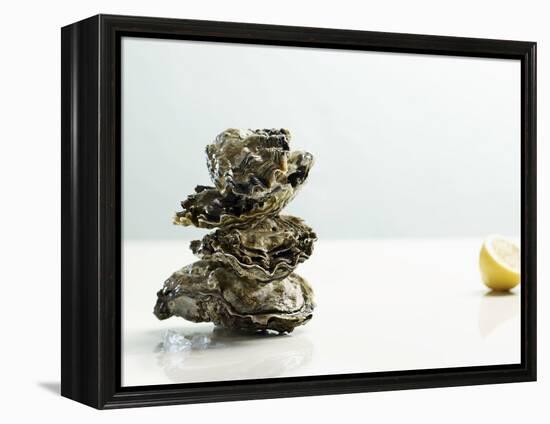 Tower of Oysters-Clinton Hussey-Framed Premier Image Canvas