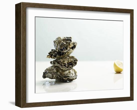 Tower of Oysters-Clinton Hussey-Framed Photographic Print