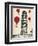 Tower of Pisa and Red Hot Air Balloons-Fab Funky-Framed Premium Giclee Print