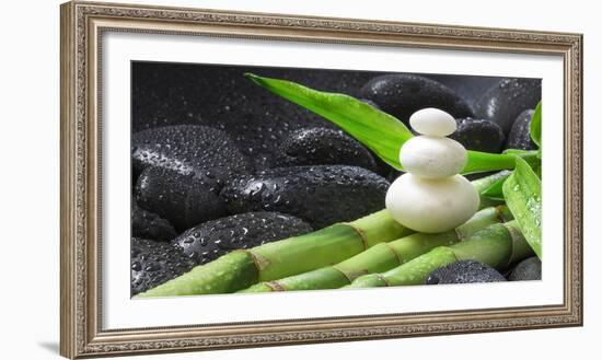 Tower of Stoneson Bamboo-Uwe Merkel-Framed Photographic Print