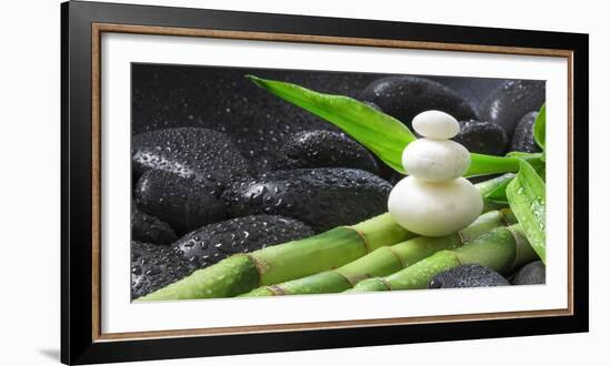 Tower of Stoneson Bamboo-Uwe Merkel-Framed Photographic Print