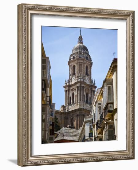Tower of the Cathedral of Malaga, Andalusia, Spain-Carlos Sánchez Pereyra-Framed Photographic Print