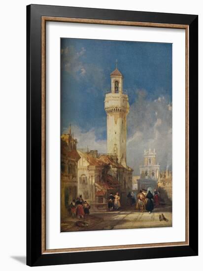 'Tower of the Church of San Nicholas de la Villa, Cordova', 1834-David Roberts-Framed Giclee Print