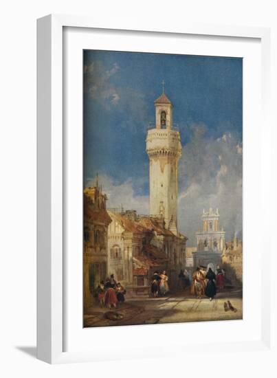 'Tower of the Church of San Nicholas de la Villa, Cordova', 1834-David Roberts-Framed Giclee Print