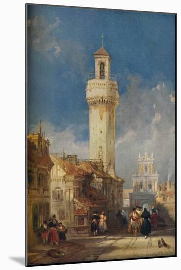 'Tower of the Church of San Nicholas de la Villa, Cordova', 1834-David Roberts-Mounted Giclee Print