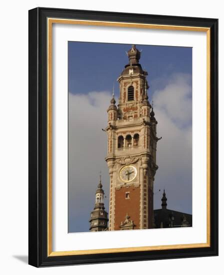 Tower of the Nouvelle Bourse (New Mint), Lille, Nord, France-David Hughes-Framed Photographic Print