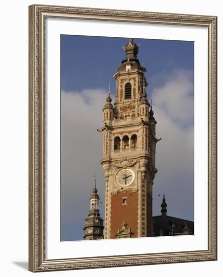 Tower of the Nouvelle Bourse (New Mint), Lille, Nord, France-David Hughes-Framed Photographic Print