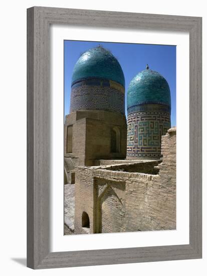 Tower of the Shah-Zindeh Mausoleums, 14th Century-CM Dixon-Framed Photographic Print