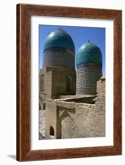 Tower of the Shah-Zindeh Mausoleums, 14th Century-CM Dixon-Framed Photographic Print