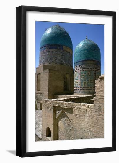 Tower of the Shah-Zindeh Mausoleums, 14th Century-CM Dixon-Framed Photographic Print
