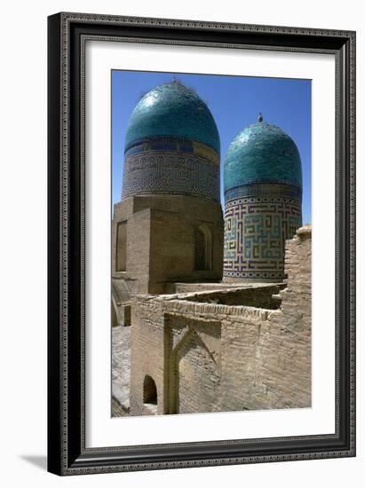 Tower of the Shah-Zindeh Mausoleums, 14th Century-CM Dixon-Framed Photographic Print