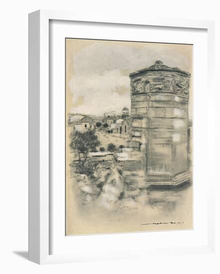 'Tower of the Winds, Athens', 1903-Mortimer L Menpes-Framed Giclee Print