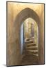 Tower staircase, Castel del Monte, Andria, Italy-Jim Engelbrecht-Mounted Photographic Print