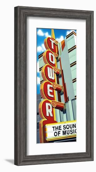 Tower Theater-Anthony Ross-Framed Art Print