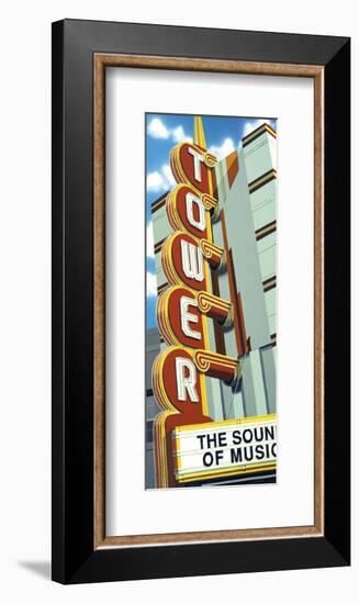 Tower Theater-Anthony Ross-Framed Art Print