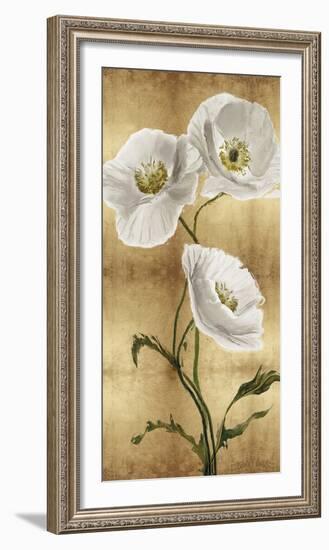 Towering Blooms - Panel III-Tania Bello-Framed Giclee Print