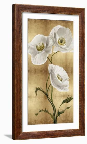 Towering Blooms - Panel III-Tania Bello-Framed Giclee Print