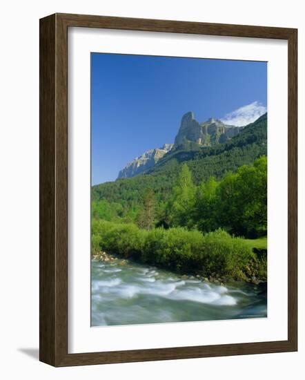 Towering Cliffs Above the River Arazas, Ordesa National Park, Huesca, Aragon, Spain-Ruth Tomlinson-Framed Photographic Print