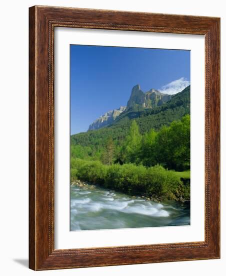 Towering Cliffs Above the River Arazas, Ordesa National Park, Huesca, Aragon, Spain-Ruth Tomlinson-Framed Photographic Print