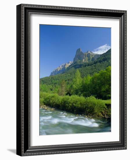 Towering Cliffs Above the River Arazas, Ordesa National Park, Huesca, Aragon, Spain-Ruth Tomlinson-Framed Photographic Print