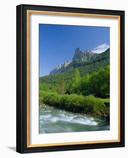 Towering Cliffs Above the River Arazas, Ordesa National Park, Huesca, Aragon, Spain-Ruth Tomlinson-Framed Photographic Print