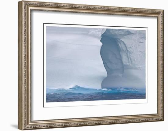 Towering Iceberg Sculptures-Donald Paulson-Framed Giclee Print