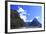 Towering Peaks and Narrow Gorge of Milford Sound on the South Island of New Zealand-Paul Dymond-Framed Photographic Print