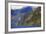 Towering Peaks and Narrow Gorge of Milford Sound on the South Island of New Zealand-Paul Dymond-Framed Photographic Print