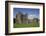 Towers and Wall Inside Llansteffan Castle, Llansteffan, Carmarthenshire, Wales, United Kingdom-Julian Pottage-Framed Photographic Print