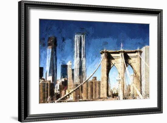 Towers City Bridge-Philippe Hugonnard-Framed Giclee Print