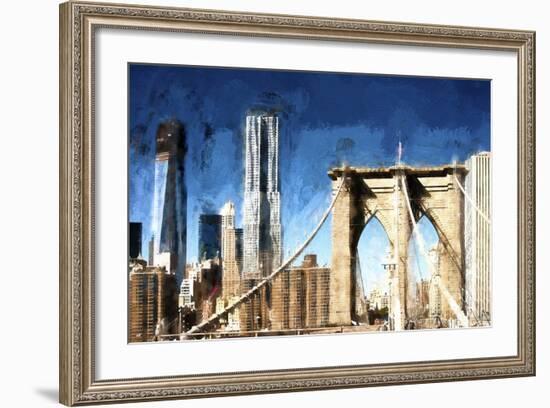 Towers City Bridge-Philippe Hugonnard-Framed Giclee Print